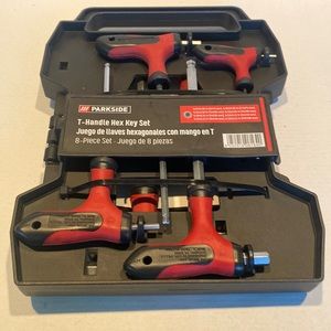 NWT Parkside T-Handle Hex Key Set